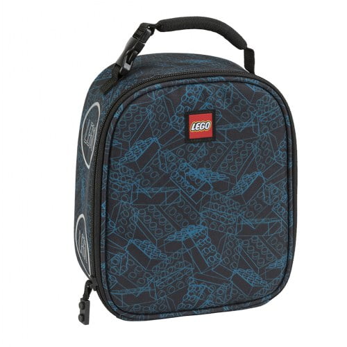 LEGO Blueprint Lunch Bag - Blue/Green Geo