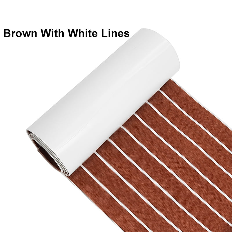 94''X7'' Self Adhesive Marine Boat Flooring EVA Teak Decking Sheet Stripe 94''X7'' Self Adhesive Marine Boat Flooring EVA Teak Decking Sheet Stripe