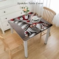 thumbnail image 2 of nygtbtfer Table Cloth, Fitted Tablecloths with Elastic Edge, Wipeable Table Cover for Kitchen WeddingSweetest Love Gnomes Seasonal Holiday, 2 of 7