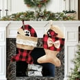 thumbnail image 2 of Baywell Dog Christmas Stockings, Red Knit Dog Stockings with Picture Frame, Bone Shape Pet Stockings for Dogs Christmas Holiday Decoration, 2 of 7
