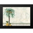 thumbnail image 2 of Kimberly, Allen 14x11 Black Modern Framed Museum Art Print Titled - Tropic Palm Map, 2 of 5