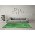 thumbnail image 3 of Ahgly Company Indoor Rectangle Oriental Emerald Green Industrial Area Rugs, 2' x 5', 3 of 4