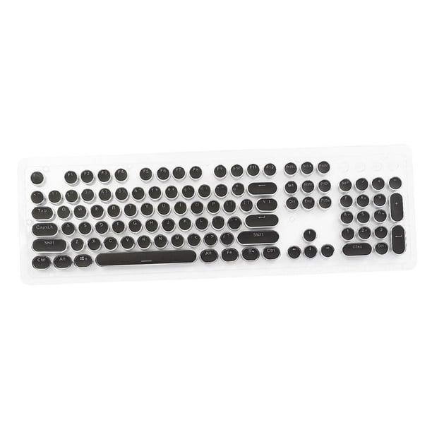 Teclas de cristal para s mecánicos completo de 108 teclas para s 12,6 cmx 6cm,,2 pulgadas - negro Hugo teclado de teclas de pudín