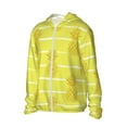 thumbnail image 2 of Sigee Gold Pineapple Print UPF50+ Men's Sun Protection Hoodie Shirt SPF UV Shirt Long Sleeve Fishing Outdoor Lightweight, S-3XL, 2 of 9