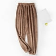 thumbnail image 6 of HXWCHs Women's Winter Pants High Waisted Thermal Soft Trousers WITH Elastic Waistband for Home Relaxation Outdoor Leisure One Size Khaki, 6 of 6