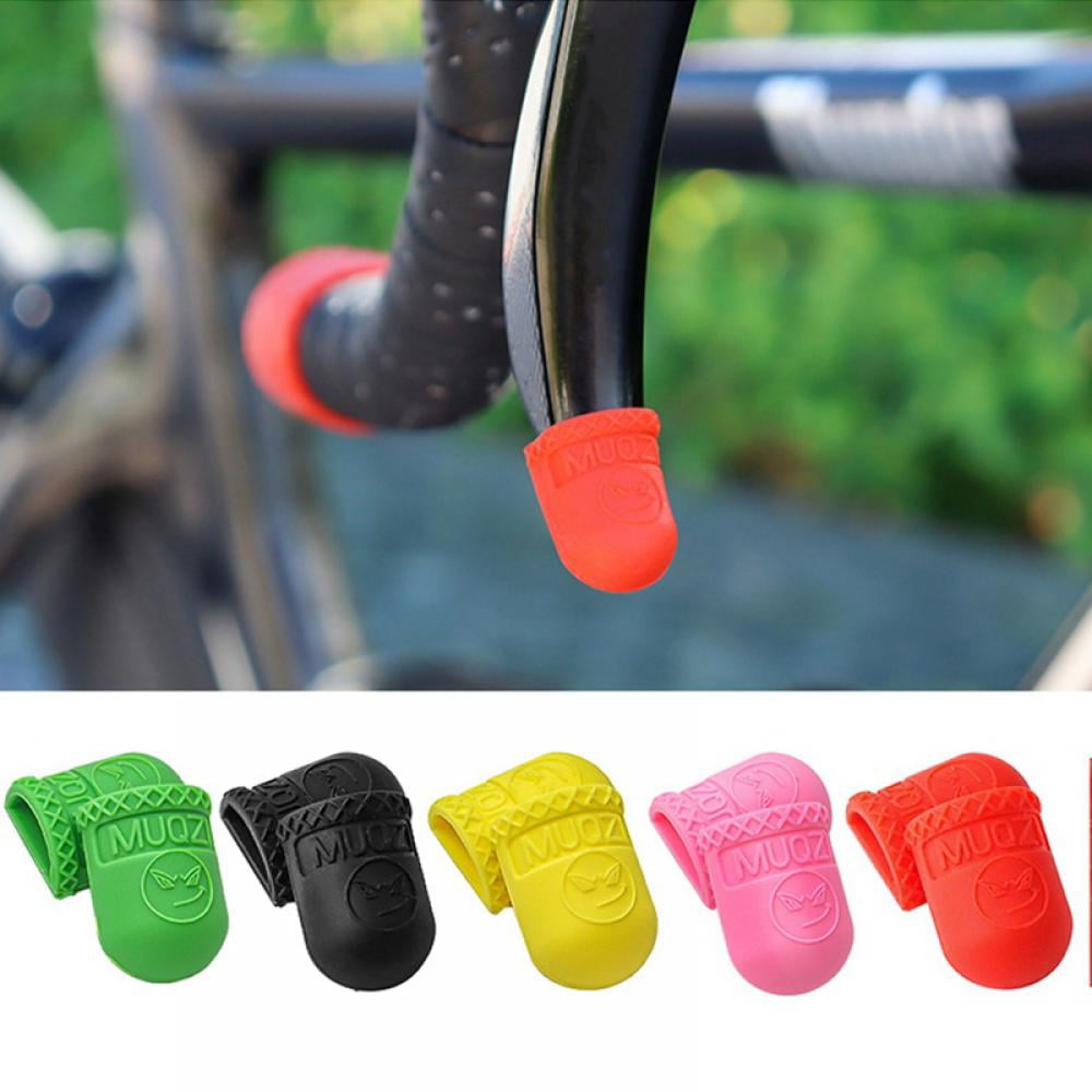 1 Pair Silicone Anti-slip Brake Lever Sleeve Brake Handle Lever Protection for Most Mountain Road Bikes Dilwe Bike Brake Lever Cover