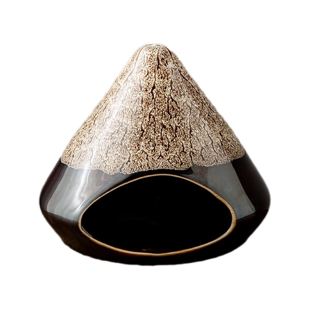 Haga Que Stick Cerámica Palo Incenso Censor Artesanal Ceniza con Chimenea para Palos de Madera Conos de Incienso Palos de Incienso de Vacaciones