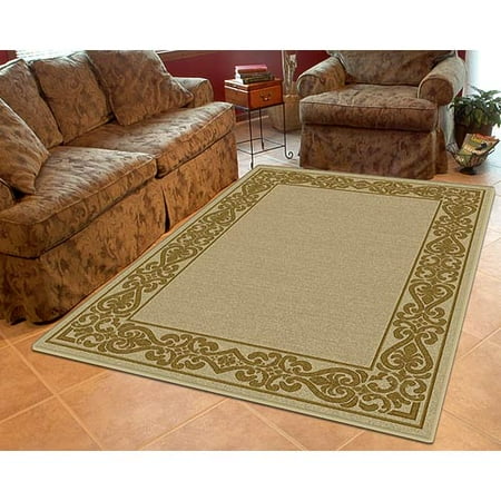 Orian Necho Bisque Woven Area Rug
