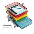 thumbnail image 6 of Mind Reader 5-Tier Paper Tray, Desktop Organizer, File Storage, Workspace, Office, Metal Mesh, 11.75"L x 14"W x 15"H, Assorted Colors, 6 of 10