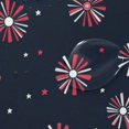 thumbnail image 4 of Yayeee Shower Curtain with Hooks 72"x72" Waterproof Fabric Bathroom Hanging Decor, Red Fireworks Pattern, 4 of 5