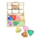 thumbnail image 2 of Diving Gem Pool Toy 10 Big Colorful Diamonds With Treasure Pirate Box Swimming, 2 of 3