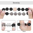 thumbnail image 3 of Bracelet Keychain Wristlet, Silicone Bead Key Ring Bracelet for Women, 3 of 5