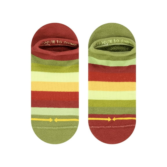 Sunflower Stripes Organic Cotton No Show Socks