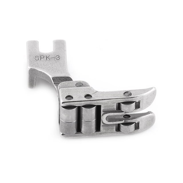 Roller Presser Foot, Fabric Sewing Industrial Sewing Machine Steel Sewing Presser Foot For PVC Leather Fabric
