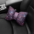 thumbnail image 1 of 2023 Shiny Rhinestone Bow Car Headrest Neck Pillow for Women Driver Back Support and Relaxation Accessory, 1 of 6