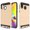 Gold, variant on For Samsung Galaxy M20 / SM-M205 Dual layer Metal Brushed Shockproof Armor Hybrid Case Cover - Purple