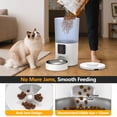 thumbnail image 3 of Centvicam Automatic Cat Feeder with 1080P Camera, Two-Way Audio, APP Timed Auto Control Meals, 6L Dry Food Dispenser, 2.4G / 5G WiFi, 3 of 8