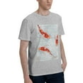 thumbnail image 2 of Bingfone Koi Fish Corals,Spring Summer Men'S Loose Fit Short-Sleeve Pocket T-Shirt, 2 of 7