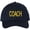 Navy Blue With Gold Text, variant on COACH Baseball Hat Embroidered Uniform Sports Cap for Head & Assistant, Adjustable for Men & Women Coaches (NavyBlueWithWhiteText)
