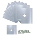 thumbnail image 1 of CIMAXIC 4Ud Cubiertas Para Quemadores De Gas Plateadas Con Orificio Precortado Y Limpieza Fácil, 1 of 8