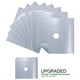 thumbnail image 3 of 4 cubiertas prácticas para quemadores de estufa de 0,12 mm, resistentes al calor, de PTFE, reutilizables, para cocinas de gas y estufas (plateadas), 3 of 5