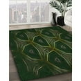 thumbnail image 2 of Ahgly Company Indoor Round Patterned Night Black Area Rugs, 8' Round, 2 of 6