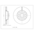 thumbnail image 1 of [Perceuse avant Premium & Plaquette de Frein Rotors Céramiques] Compatible 06-08 Audi A3 AWD, 1 of 2