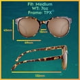 thumbnail image 3 of Flying Fisherman Sea Bean Floating Sunglasses - Tortoise/Amber, 3 of 6