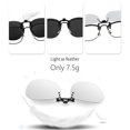 thumbnail image 5 of Joopin Polarized Clip on Sunglasses for Women Men Rimless Flip Up Anti-Glare Driving Glasses(Silver), 5 of 9