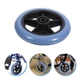 thumbnail image 1 of FESTFENDS 2 Pcs Roue avant de Fauteuil Roulant Robuste Remplacement Résistant à l'Usure Roue PVC Polyvalente Assortie, 1 of 6