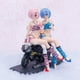thumbnail image 2 of Anime japonés 16cm figura de acción Rem Ram chica kawaii leopardo figura sexual Rem PVC colección modelo juguetes de Navidad Gao Jinjia LED, 2 of 2