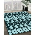 thumbnail image 2 of Ahgly Company Indoor Rectangle Patterned Deep Teal Green Area Rugs, 6' x 9', 2 of 6