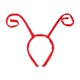 thumbnail image 1 of Diadema con antenas de animales, banda elástica para el cabello con dibujos animados para mujeres y niños, ideal para fiestas. Rojo, 1 of 9