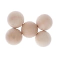 thumbnail image 4 of 5 bolas de madera lisas sin terminar para hacer joyas y manualidades. 5 centímetros, 4 of 9