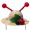 M Little ladybug, variant on Dog Outdoor Straw Hat Puppy Small Cats Sunhats Dog Hat Novelty Dog Hat for Fashion Pooches