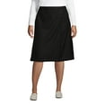 thumbnail image 2 of Lands' End Women's Plus Solid A-line Skirt Below the Knee, 2 of 2