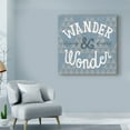 thumbnail image 3 of Trademark Fine Art 'Mod Triangles Wander and Wonder Blue' Canvas Art by Michael Mullan, 3 of 3