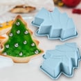 thumbnail image 4 of Moldes taza moldes para pasteles árbol de Navidad galletas silicona fondant postre herramientas para hornear 3 piezas sidaley HA8976-00B, 4 of 7