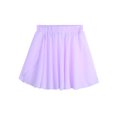 thumbnail image 4 of DPOIS Kids Girls Ballet Dance Chiffon Wrap Skirt Athletic Dance Skort Purple 7-8, 4 of 5