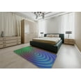 thumbnail image 4 of Ahgly Company Indoor Rectangle Patterned Sea Green Novelty Area Rugs, 9' x 12', 4 of 6