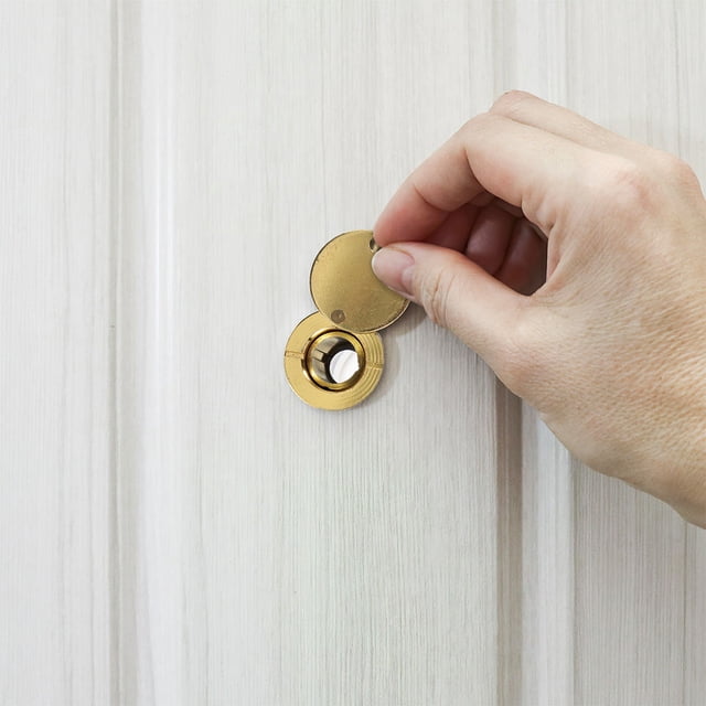 WRISTBIQUE Peephole Door Viewer with Glass for Home Security 1Pcs