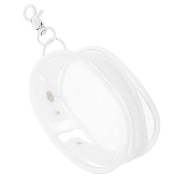 unbranded  Display Bag Keychain Clear Figure Case with Walk Baby Student White