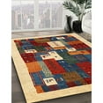 thumbnail image 3 of Ahgly Company Machine Washable Indoor Rectangle Contemporary Fall Leaf Brown Green Area Rugs, 6' x 9', 3 of 7