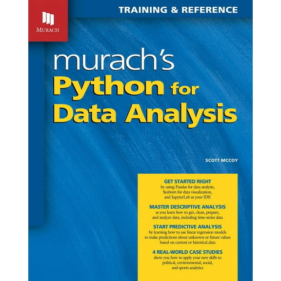 Murach's Python for Data Analysis, (Paperback)