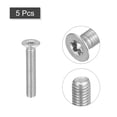 thumbnail image 3 of Unique Bargains Vis de Sécurité M5x30mm Torx, 5 Vis de Sécurité en Acier Inoxydable 316, 3 of 5