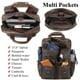 thumbnail image 5 of Mochila Masa Kawa de piel para hombre, vintage, 15.6 pulgadas, para portátil, marrón, 5 of 8