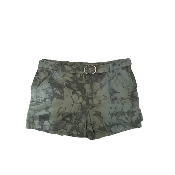 Calvin Klein Women's Belted Shorts, Peat, 10