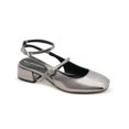 thumbnail image 4 of Zapatilla Elegante Para Mujer Graduación Vestir Color Plomo plateado 26, 4 of 6