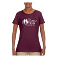 thumbnail image 2 of Wild Bobby, The Human Fund Money for the People Pop Culture Womens Graphic T-Shirt, Maroon, Medium, 2 of 3