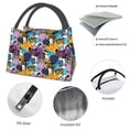 thumbnail image 4 of Easygdp Retro Panther Bolsa de Almuerzo Insulada Reutilizable, Bolsa de Mano y Bandolera para Oficina, Trabajo, Viajes, 4 of 6